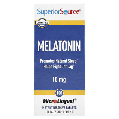 Superior Source, Melatonin, 10 mcg, 100 MicroLingual Instant Tablets