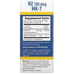 Superior Source, Vitamin K2, 100 mcg, 60 Microlingual sofort lösliche Tabletten