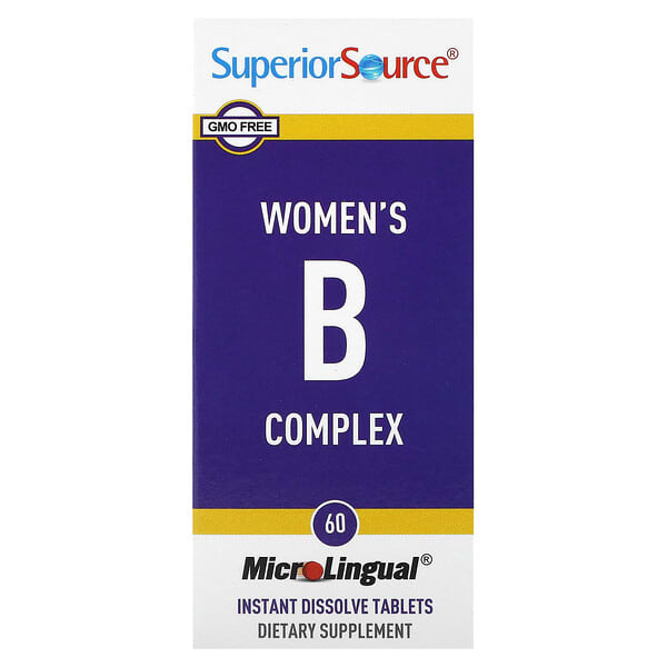 Superior Source Women's B Complex, 60 MicroLingual Instant Dissolve Tablets