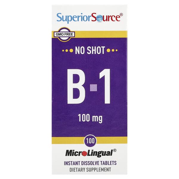 Superior Source, B-1, 100 быстрорастворимых таблеток