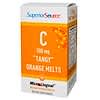 C "würzige" Orangenschmelzbonbons, 500 mg, 90 sofort lösliche Schmelzbonbons