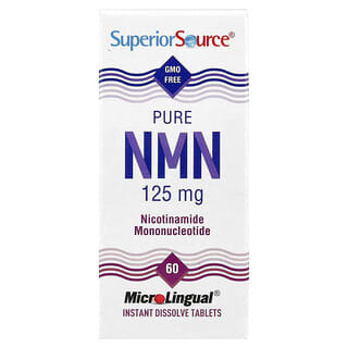 Superior Source, Nicotinamide mononucléotide pur, 60 comprimés à dissolution instantanée