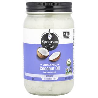 Spectrum Culinary, Aceite de coco orgánico, refinado, 14 fl oz (414 ml)