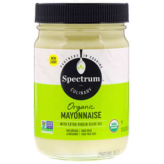 Spectrum Culinary, Mayonesa orgánica con aceite de oliva extra virgen, 354 ml (12 oz. Líq.)