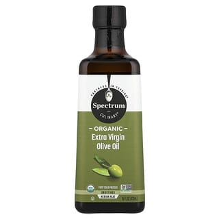 Spectrum Culinary, Huile d'olive extra vierge biologique, première pression à froid, 473 ml
