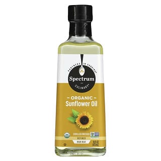 Spectrum Culinary, 有机高温葵花籽油，精制，16 液量盎司（473 毫升）