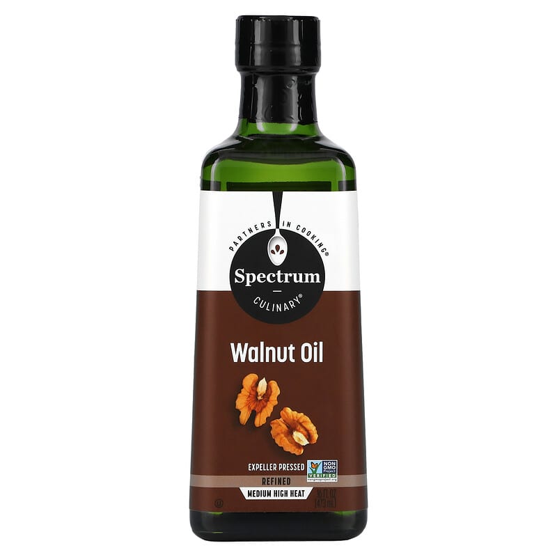 Walnut Oil, Expeller Pressed, Refined, 16 fl oz (473 ml)
