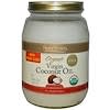 Organic Virgin Coconut Oil, Unrefined, 29 fl oz (857 ml)