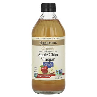 Spectrum Culinary, Organic Apple Cider Vinegar, Unfiltered, 16 fl oz (473 ml)