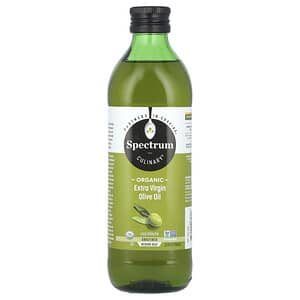 Spectrum Culinary, Huile d'olive extra vierge biologique, Extraite à froid, 750 ml