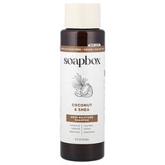 ココナッツ＆シア、ディープモイスチャーシャンプー、473ml（16液量