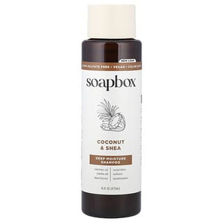 Soapbox, Coconut Oil Shampoo, Moisturise & Nourish, Dry, Damaged Hair, 16 fl oz (473 ml)