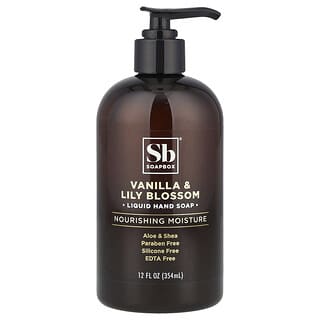 Soapbox, Jabón líquido para manos con aloe y karité, vainilla y flor de lirio, 354 ml (12 oz. Líq.)