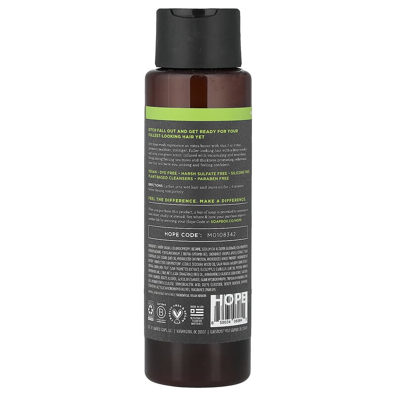 Thick & Full, 2-In-1 Shampoo + Conditioner, Oak & Cedar Leaf, 16