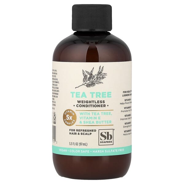 Soapbox, 티트리 웨이트리스 컨디셔너, 97ml(3.3fl oz)
