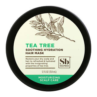 Soapbox, Soothing Hydration Hair Mask, Tea Tree, 12 fl oz (354 ml)