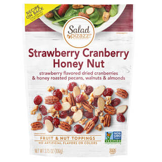Salad Pizazz!, Toppers de frutas y frutos secos, Fresa, arándano rojo y miel, 106 g (3,75 oz)