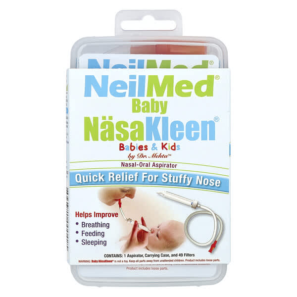 Squip, Neilmed NasaKleen Babies & Kids Nasal-Oral Aspirator, 1 Kit
