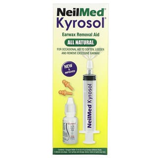 NeilMed, Ayuda para la eliminación de cerumen Kyrosol, Sin alcohol, Kit de 5 piezas