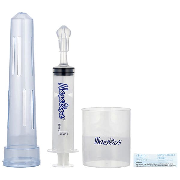 Squip, Nasaline, Nasal Rinsing System , 54 Piece Kit