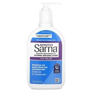 Sarna, External Analgesic Lotion, Sensitive, Fragrance Free, 7.5 fl oz (222 ml)