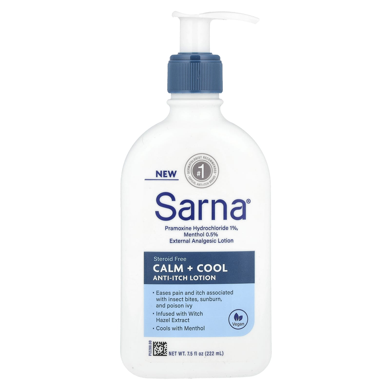Anti-Itch Lotion, Calm + Cool, 7.5 fl oz (222 ml)