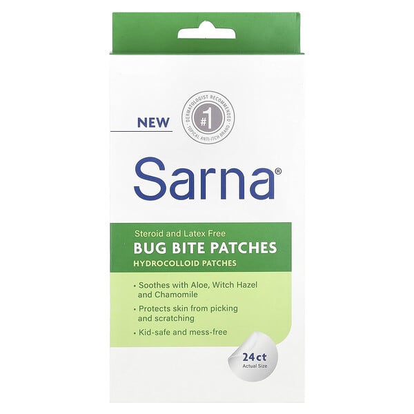Sarna, Bug Bite Patches, 24 Count