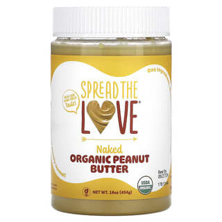 Spread The Love, Beurre de cacahuète biologique, nu, 454 g