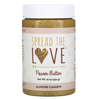 Spread The Love, Manteiga Poderosa, Amêndoa e Castanha de Caju, 454 g (16 oz)