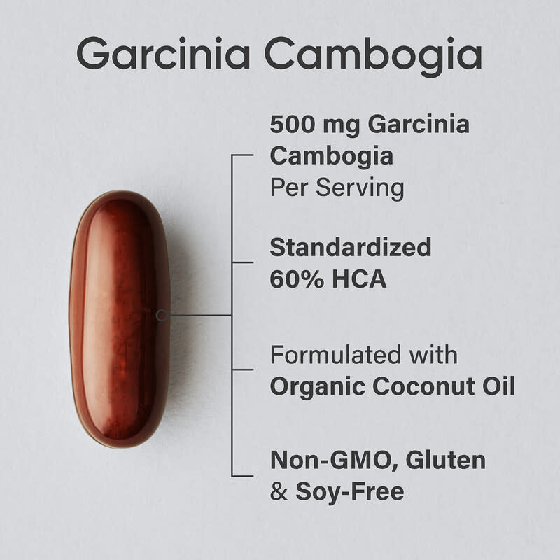Garcinia Cambogia with Coconut Oil, 500 mg, 90 Softgels