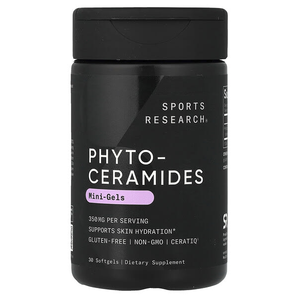Sports Research, 피토세라마이드 미니젤, 350mg, 소프트젤 30정