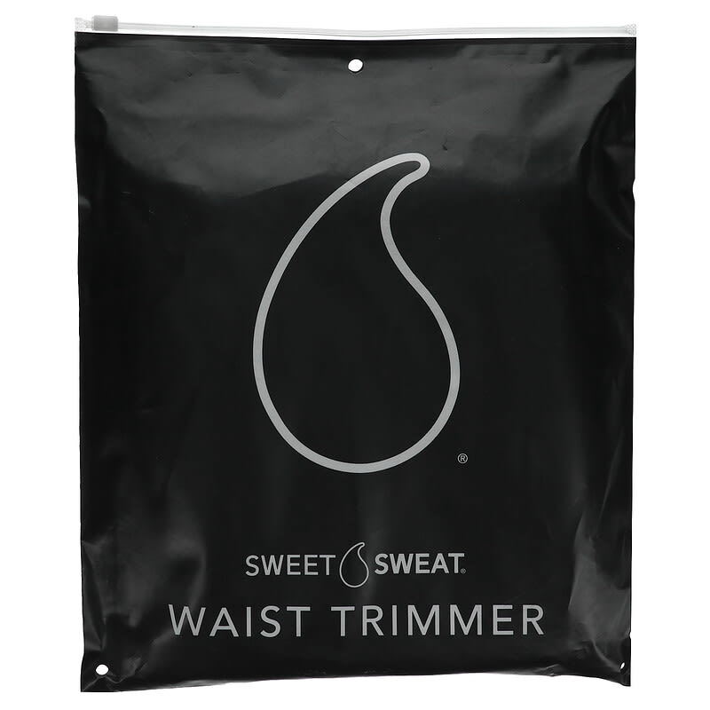 Sports Research Sweet Sweat Waist Trimmer Medium Black & Yellow 1 Belt for  sale online