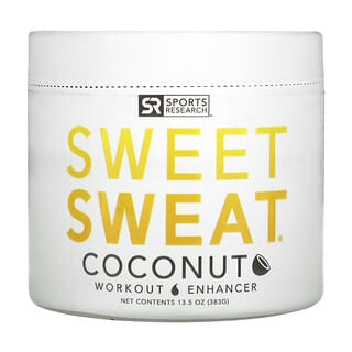 Sports Research, "Sweet Sweat", предтренировочный комплекс с кокосовым вкусом, 13,5 унций (383 г)