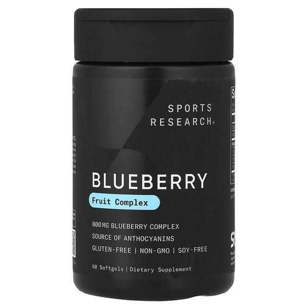 Sports Research, 블루베리 열매 복합체, 소프트젤 60정