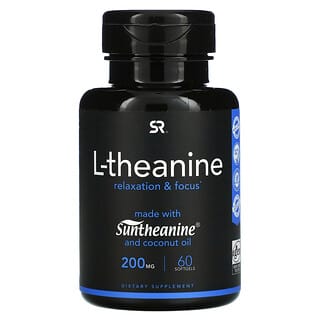 Sports Research, L-théanine, 200 mg, 60 gélules souples