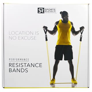 Sports Research, Performance Resistance Bands, 5 Bands
