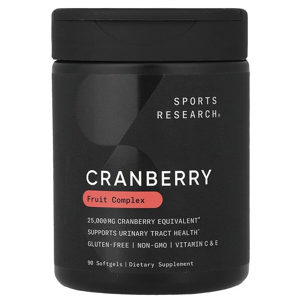 Sports Research, Concentrado de arándanos, 250 mg, 90 cápsulas blandas