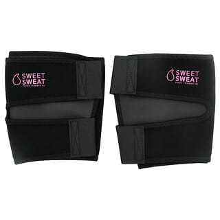 Sports Research, Sweet Sweat®, Lårtrimmere, Medium, Sort & Pink, 1 Par