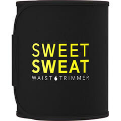 سبورتس ريسورش‏, منحّف الخصر Sweet Sweat مقاس كبير، أسود وأصفر، حزام واحد