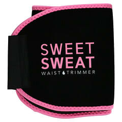 سبورتس ريسورش‏, منحّف الخصر Sweet Sweat مقاس متوسط، أسود ووردي، حزام واحد