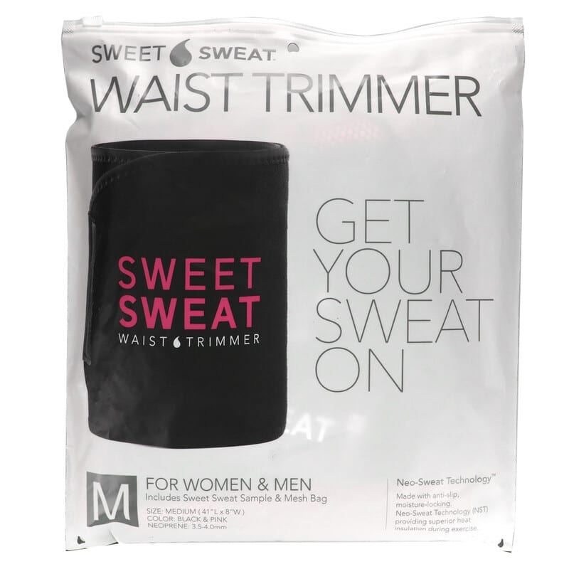 Sweet Sweat Waist Trimmer for Women and Men - Sweat Band Waist