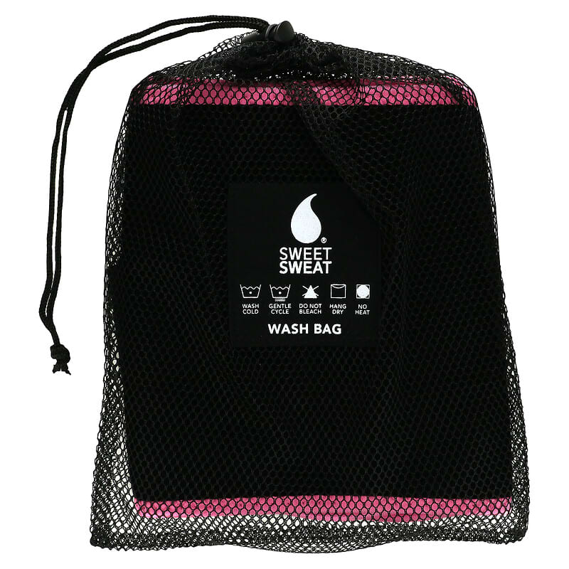 Sweet Sweat Waist Trimmer, by Sports Research - Sweat Band Increases  Stomach Temp to Cut Water Weight Medium Black/Pink