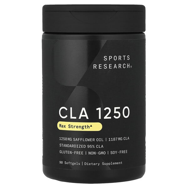 Sports Research, CLA 1250, 소프트젤 90정