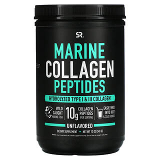 Sports Research, Péptidos de colágeno marino, Sin sabor, 340 g (12 oz)