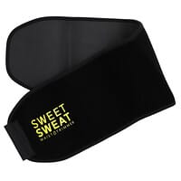 Sports Research Sweet Sweat Waist Trimmer, Small, Black & Pink, 1 Belt