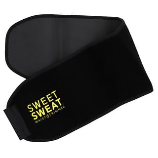 سبورتس ريسورش‏, حزام تنحيف الخصر من Sweet Sweat، صغير، أسود وأصفر، حزام واحد