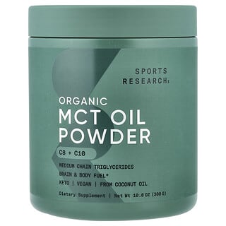Sports Research, органическое масло MCT в порошке, 300 г (10,6 унции)