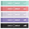 Sweet Sweat، أشرطة حلقية صغيرة مرنة للتمارين الرياضية، 5 أشرطة حلقية مرنة