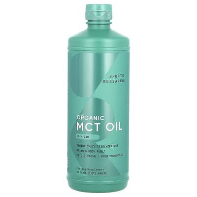 Sports Research, Organic MCT Oil, 32 fl oz (946 ml)
