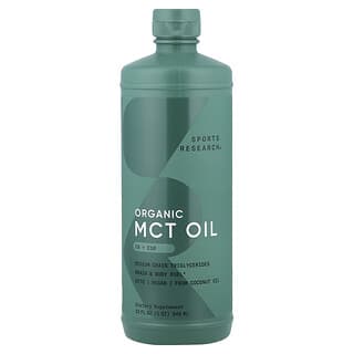 Sports Research, 유기농 MCT 오일, C8 + C10, 946ml(32fl oz)
